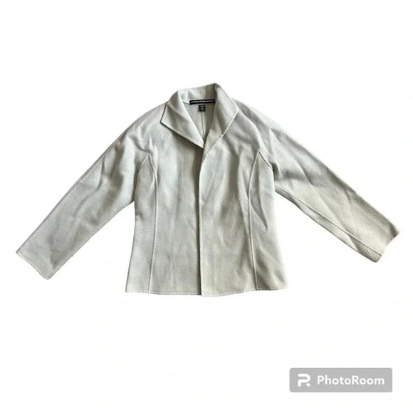 Linda Allard Ellen Tracy Wool Waterfall Style Jacket, Size 8P - Picture 1 of 8